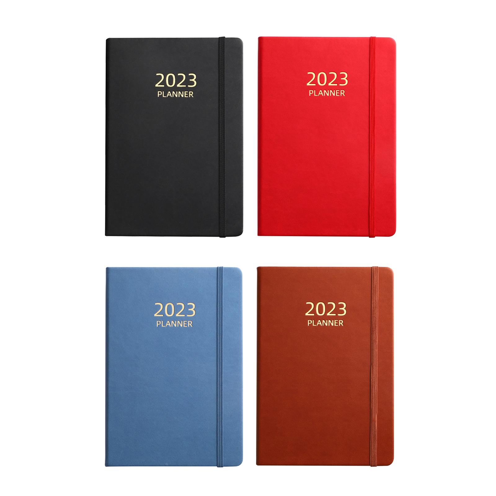 Leather Work Diary Covers - A5 Diary Notebook, 2023 Monthly Journal
