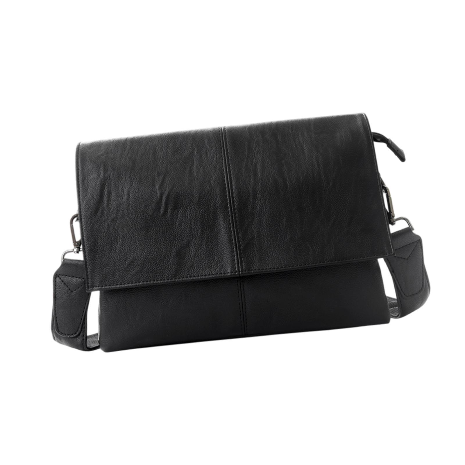 Leatherwork Workshop - Mens Shoulder Bag Wallet Trendy Solid