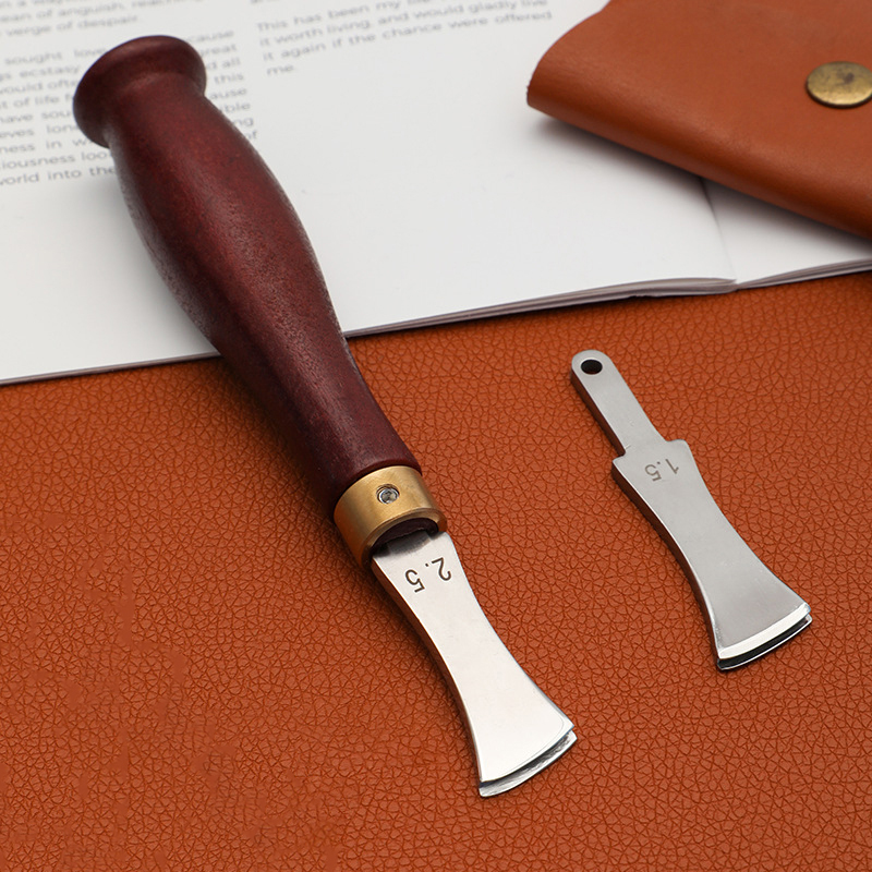 Leatherwork Edge Creaser - Leather Edge Creaser Tools, Shallow Slot