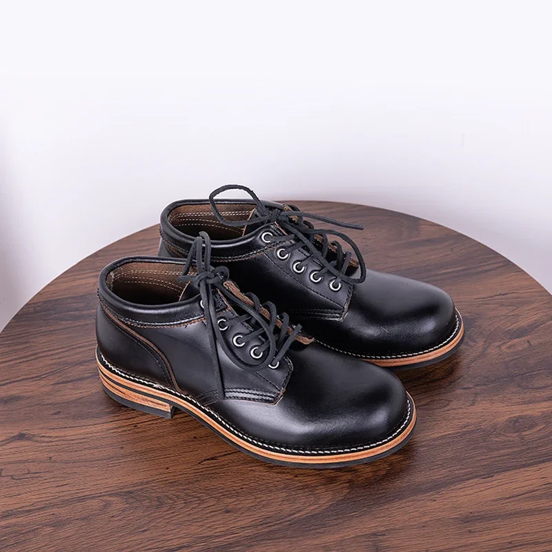 Leather Work Youtube - Black Tea Core Cowhide Goodyear Work