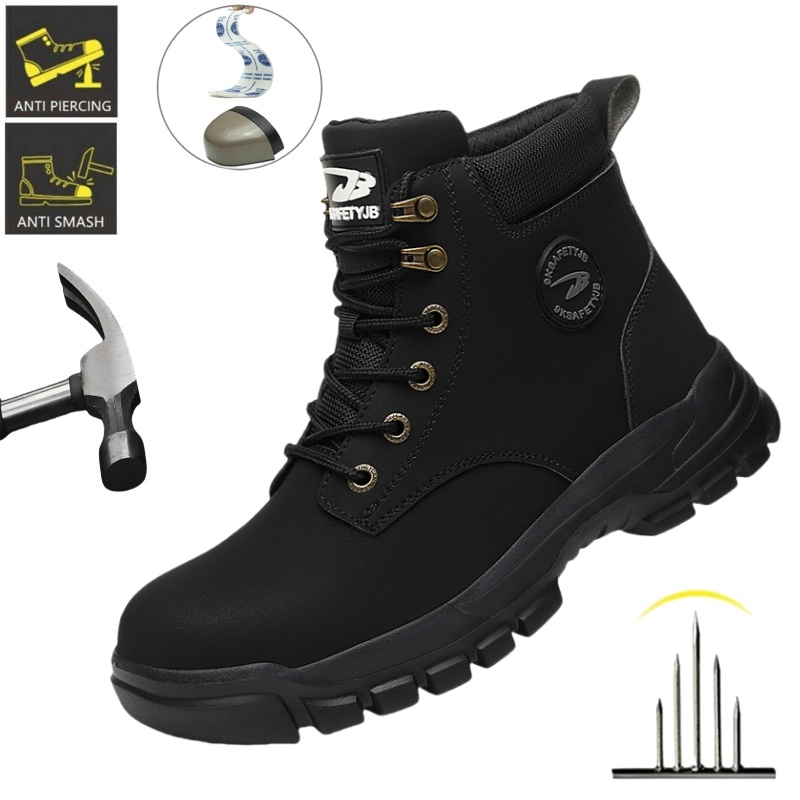 Leatherwork Designs - New Design Waterproof Safety Shoes Men