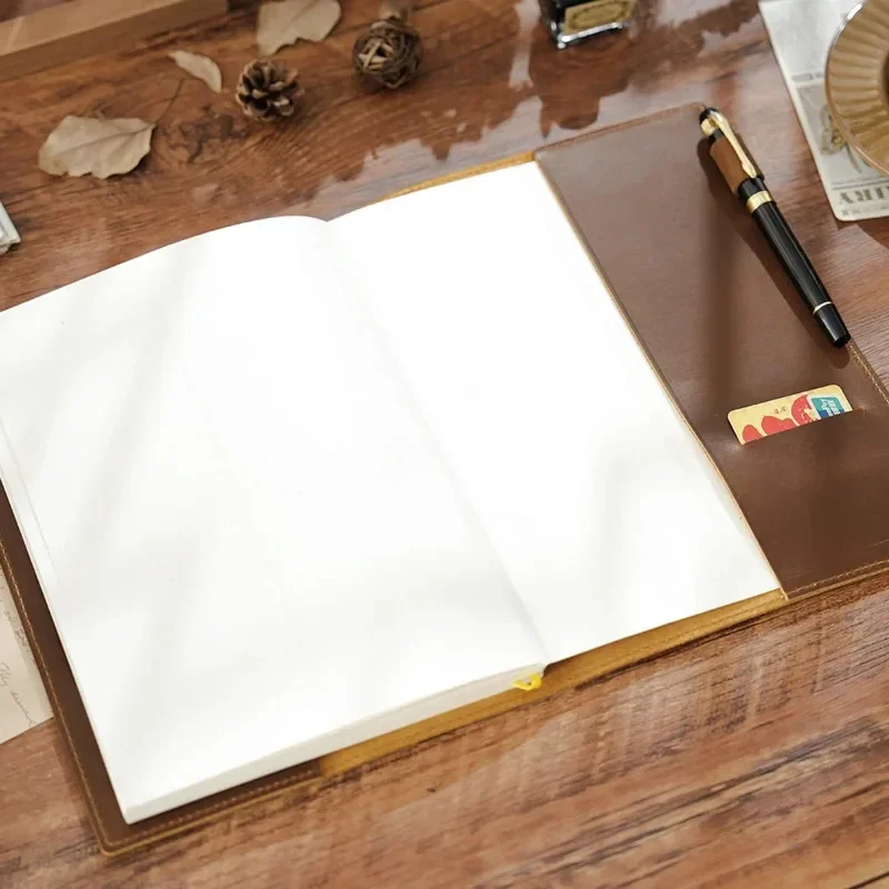 Leather Work Diary Covers - New Vintage Leather B5 Journal Notebook
