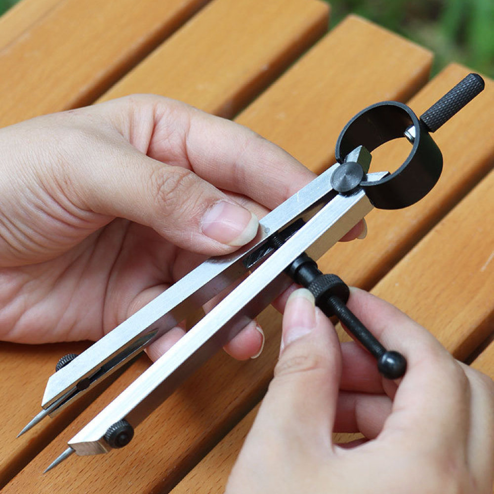 Leatherwork Edge Creaser - Durable Carbon Steel Wing Divider Scriber