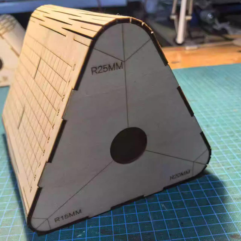 Leatherwork Journal - Looook Store Multi-radius Leather Triangle Bending