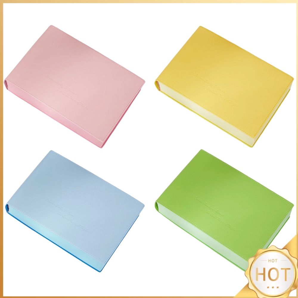Leather Work Diary Covers - Thickened Color Brick Notebook with 720