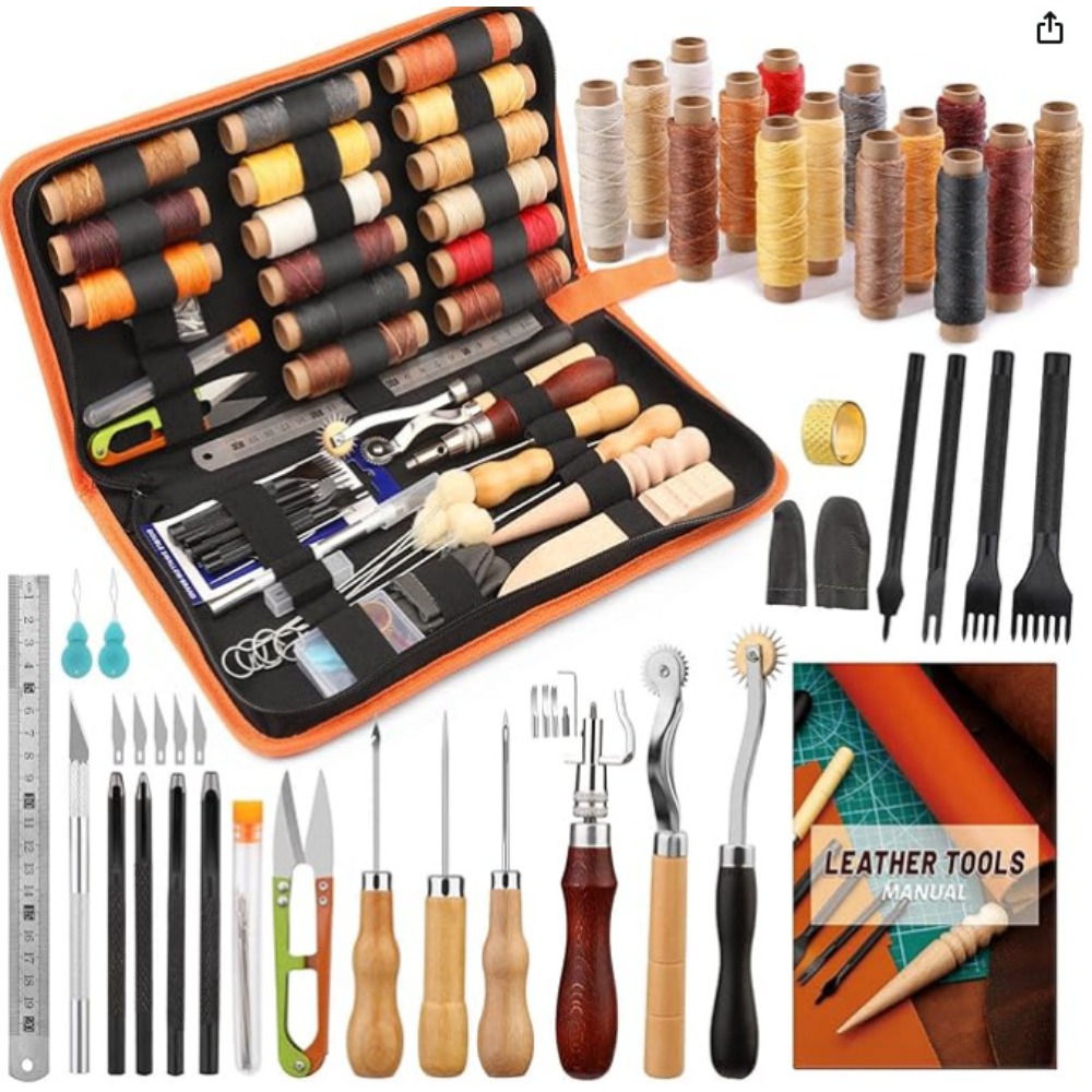 Leatherwork Beginner Tools - Leather Working Tools Practical Leather Craft