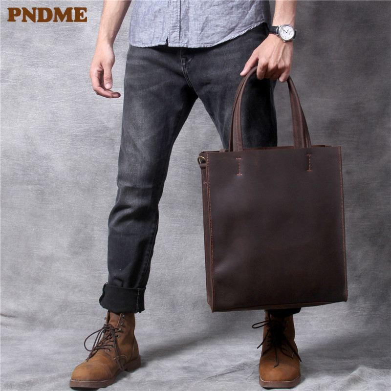 Vintage genuine leather men ha - огляд і ціна Leather Work Bag Laptop