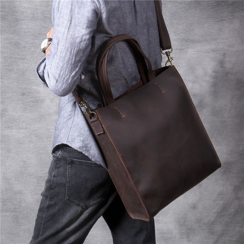 Vintage genuine leather men ha - огляд і ціна Leather Work Bag Laptop