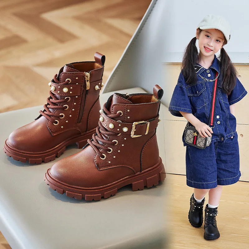 Autumn Winter Girls Fleece-lin - огляд і ціна Leather Work For Kids