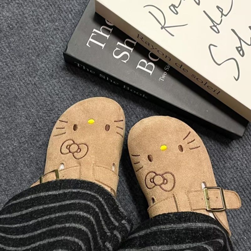 Women's Hello Kittys Slippers  - огляд і ціна Leather Work Flats