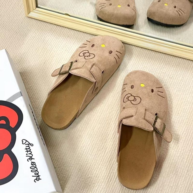 Women's Hello Kittys Slippers  - огляд і ціна Leather Work Flats