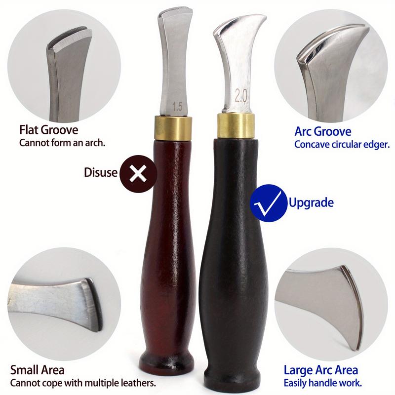 Leather Edge Creaser Tools Sha - огляд і ціна Leatherwork Edge Creaser