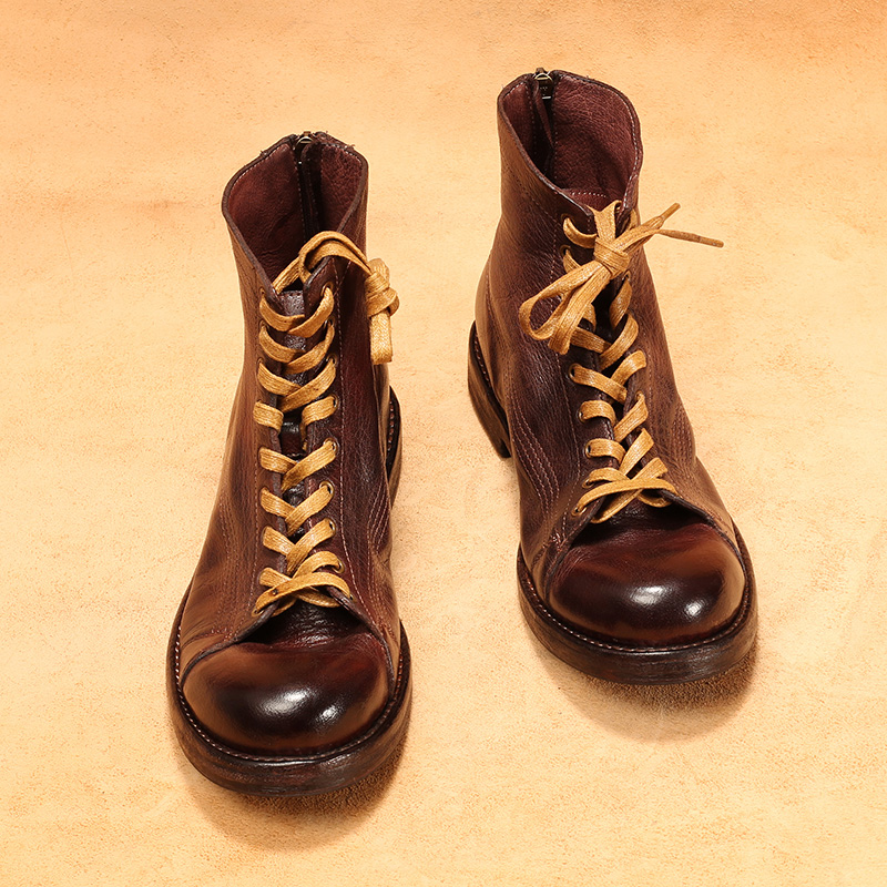 Men's High-top Goodyear-welted - огляд і ціна Leather Work Flats