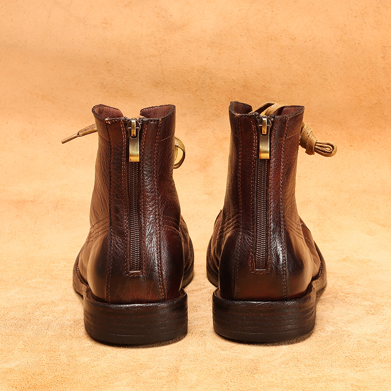 Men's High-top Goodyear-welted - огляд і ціна Leather Work Flats