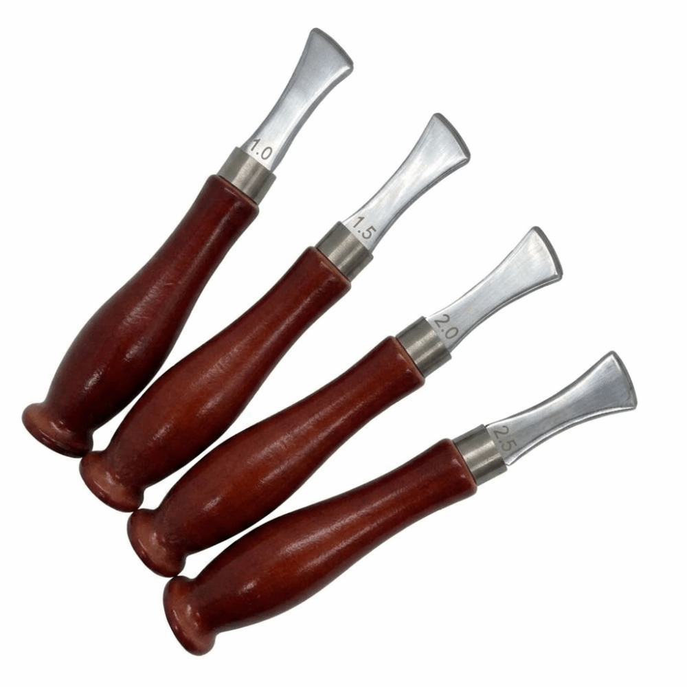4pcs Precision Beveler Leather - огляд і ціна Leatherwork Edge Creaser