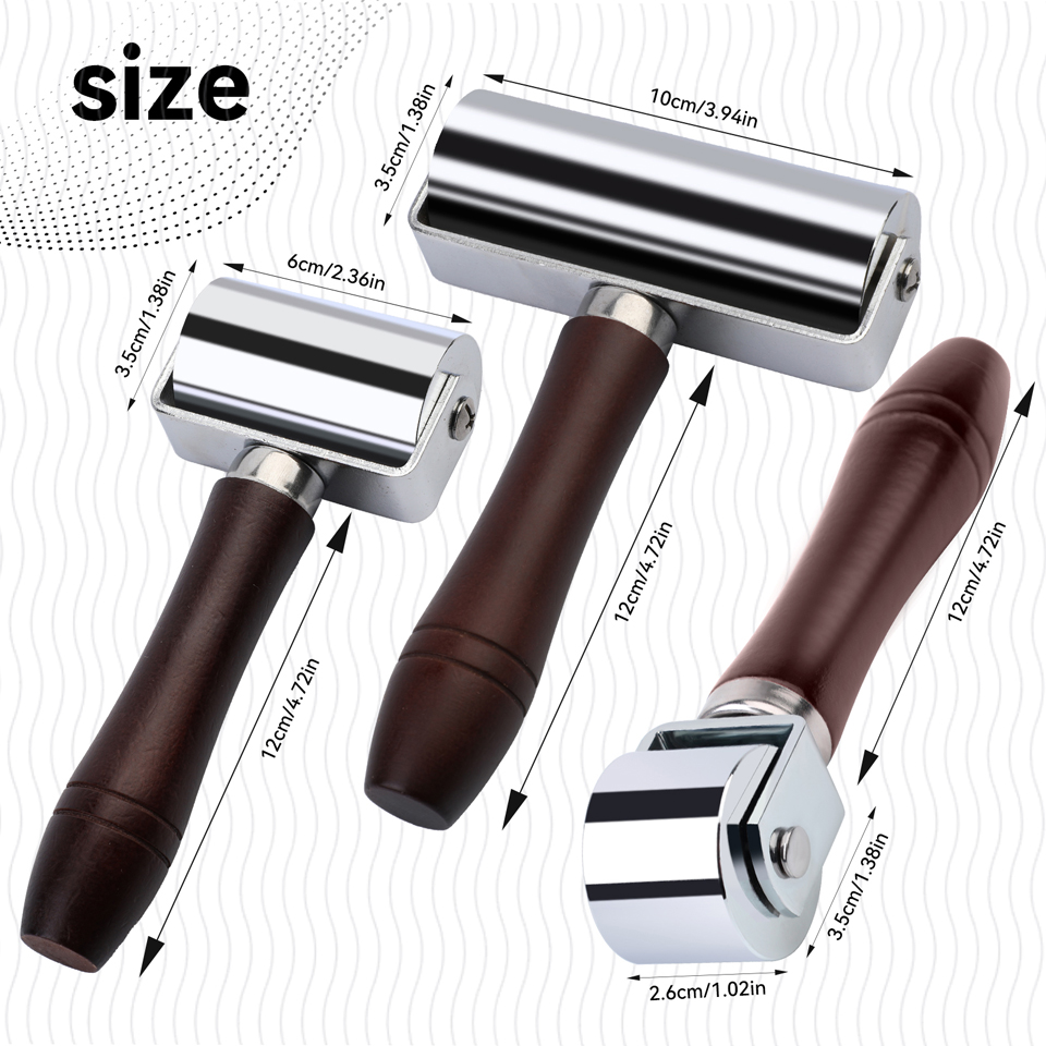 Leather Press Edge Roller with - огляд і ціна Leatherwork Edge Creaser