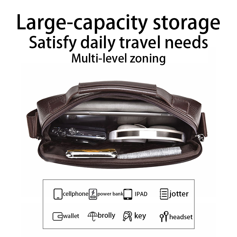 Durable Wear-resistant Two-ton - огляд і ціна Leather Work Bag Laptop