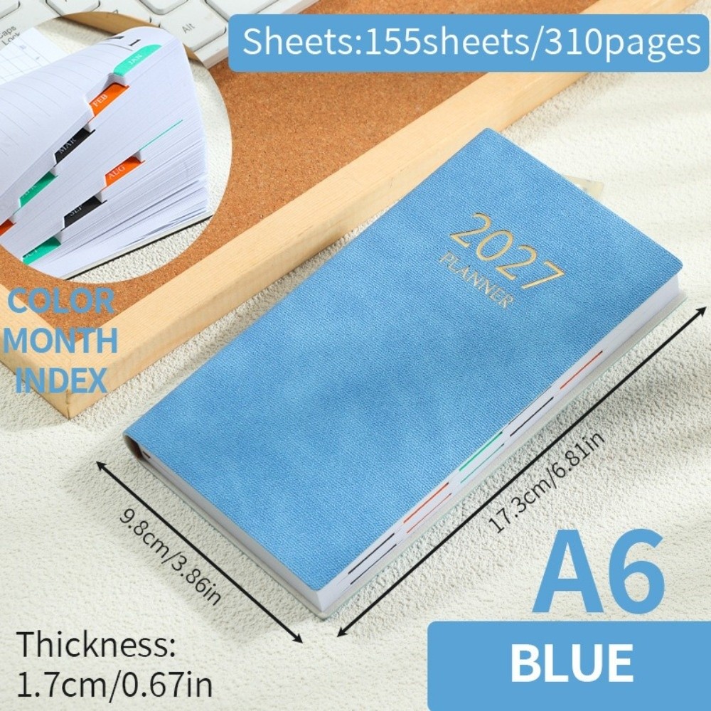 A6 Daily Planner Notebook 2027 - огляд і ціна Leatherwork Journal