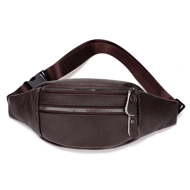 Genuine Leather Men’s Waist Ba - огляд і ціна Leather Work Bag Laptop