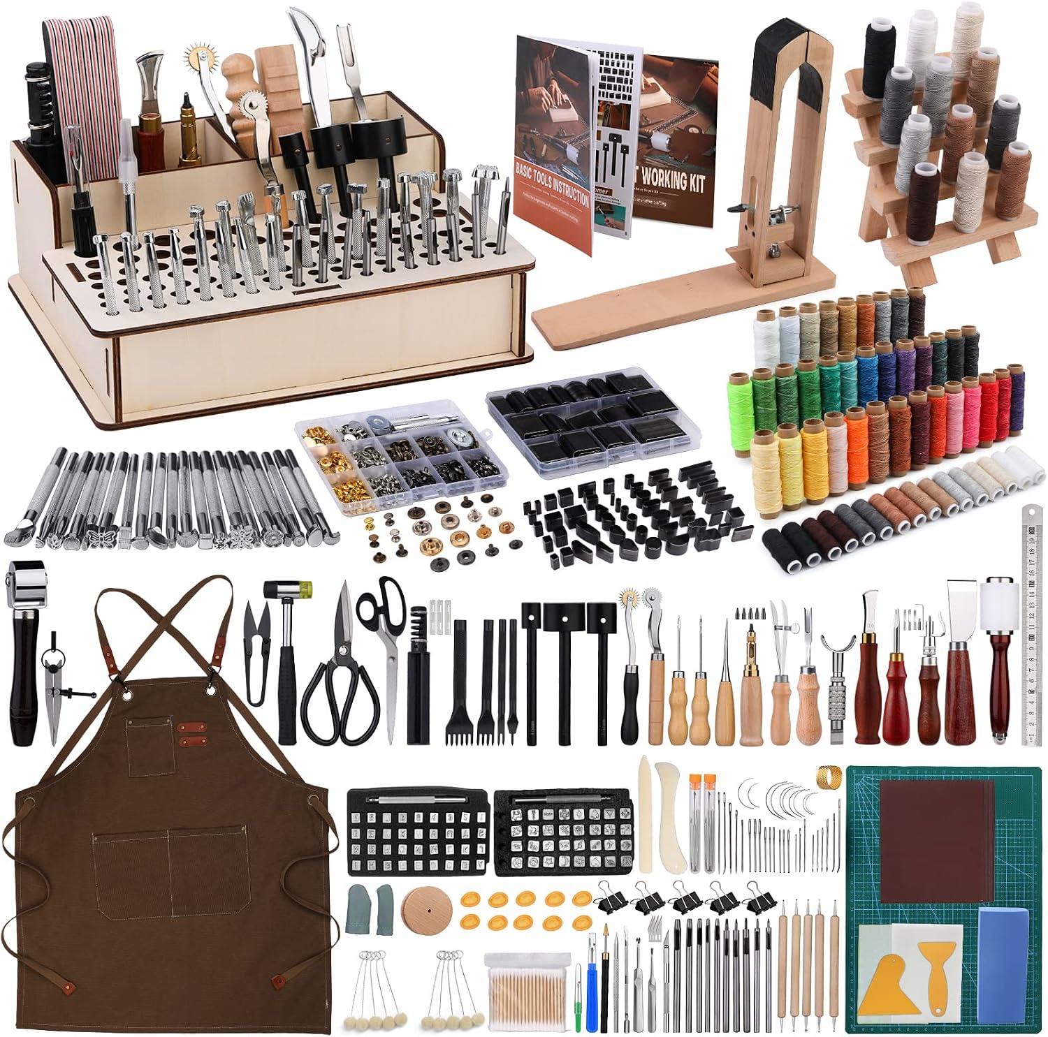 628Pcs Leather Working Tooling - огляд і ціна Leatherwork Beginner Tools