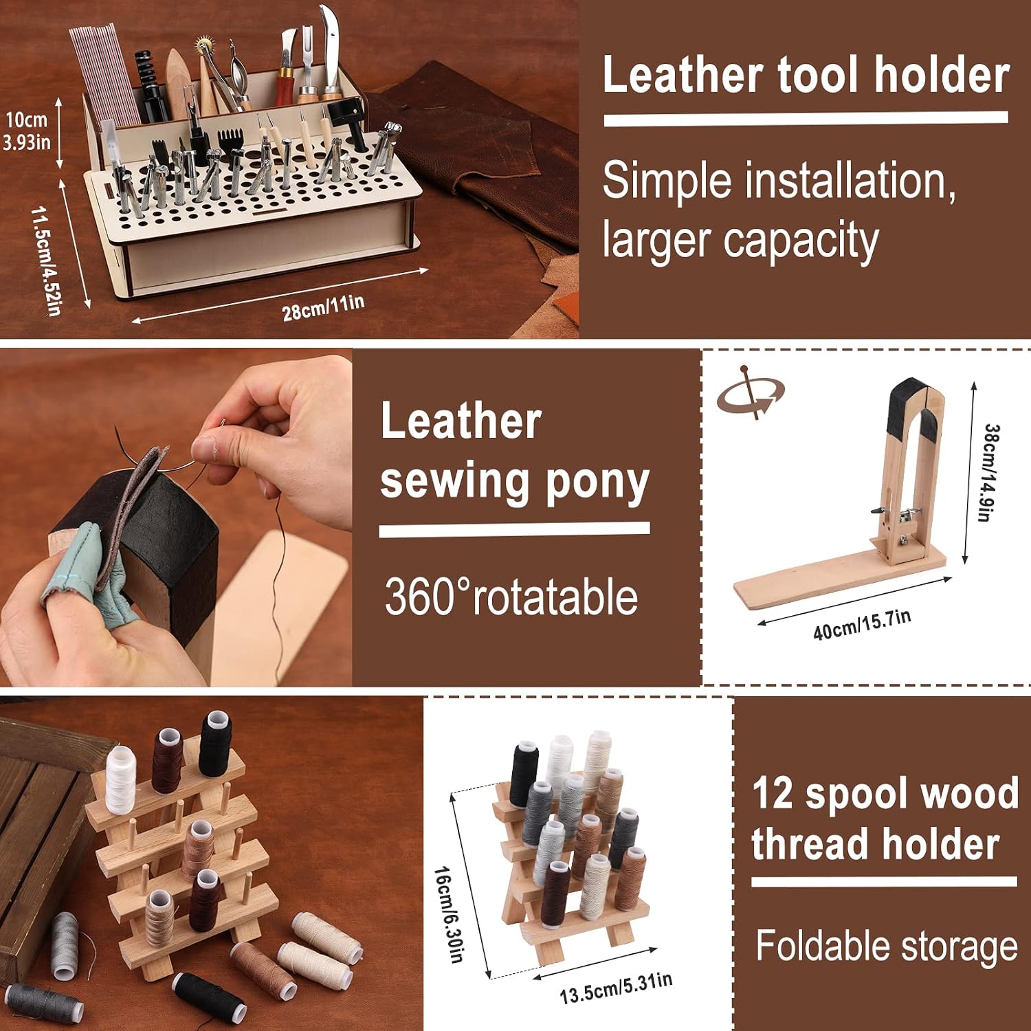 628Pcs Leather Working Tooling - огляд і ціна Leatherwork Beginner Tools