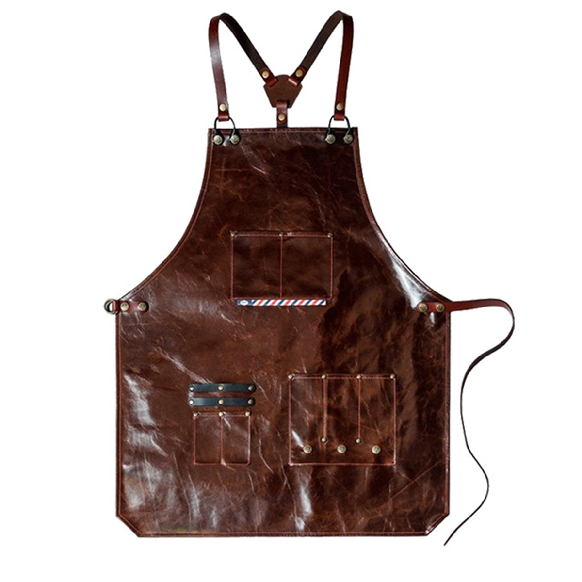Men's Leather Work Apron with  - огляд і ціна Leatherwork Workshop