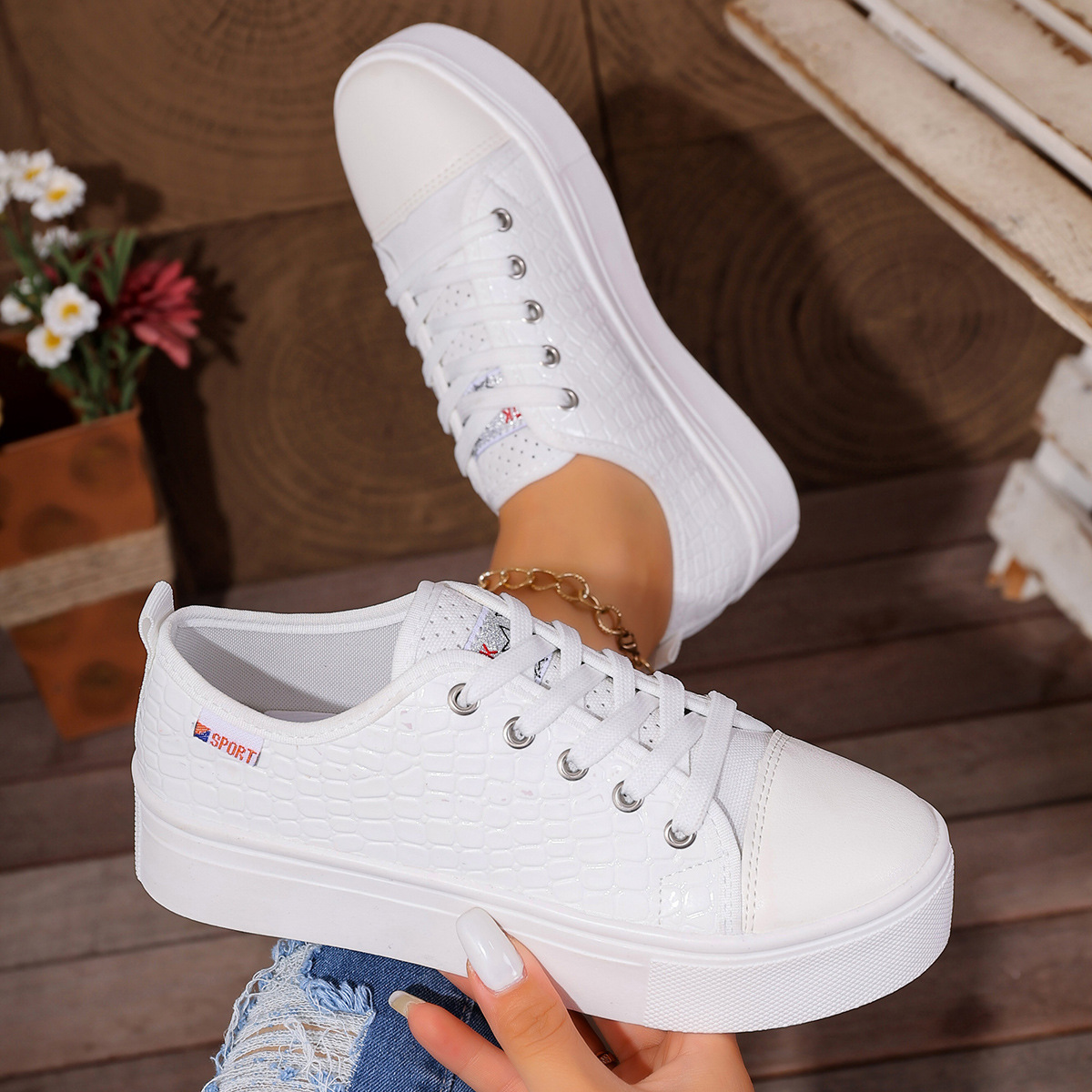 New women's flat casual single - огляд і ціна Leather Work Flats