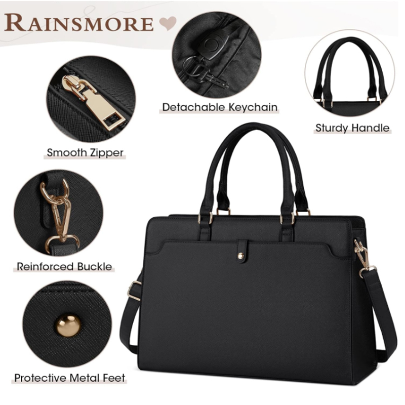 Large Capacity Laptop Bag for  - огляд і ціна Leather Work Bag Laptop