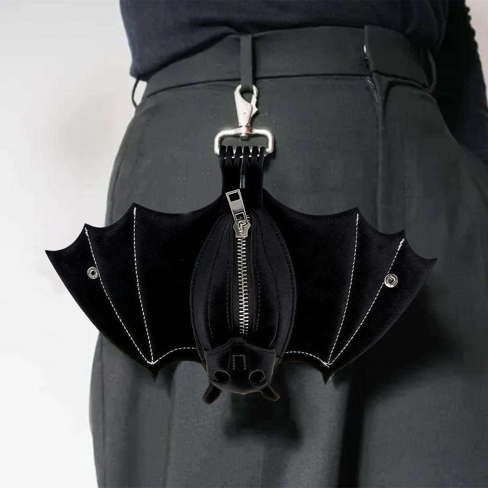 Coin Purse PU Leather Bat Goth - огляд і ціна Leatherwork Workshop