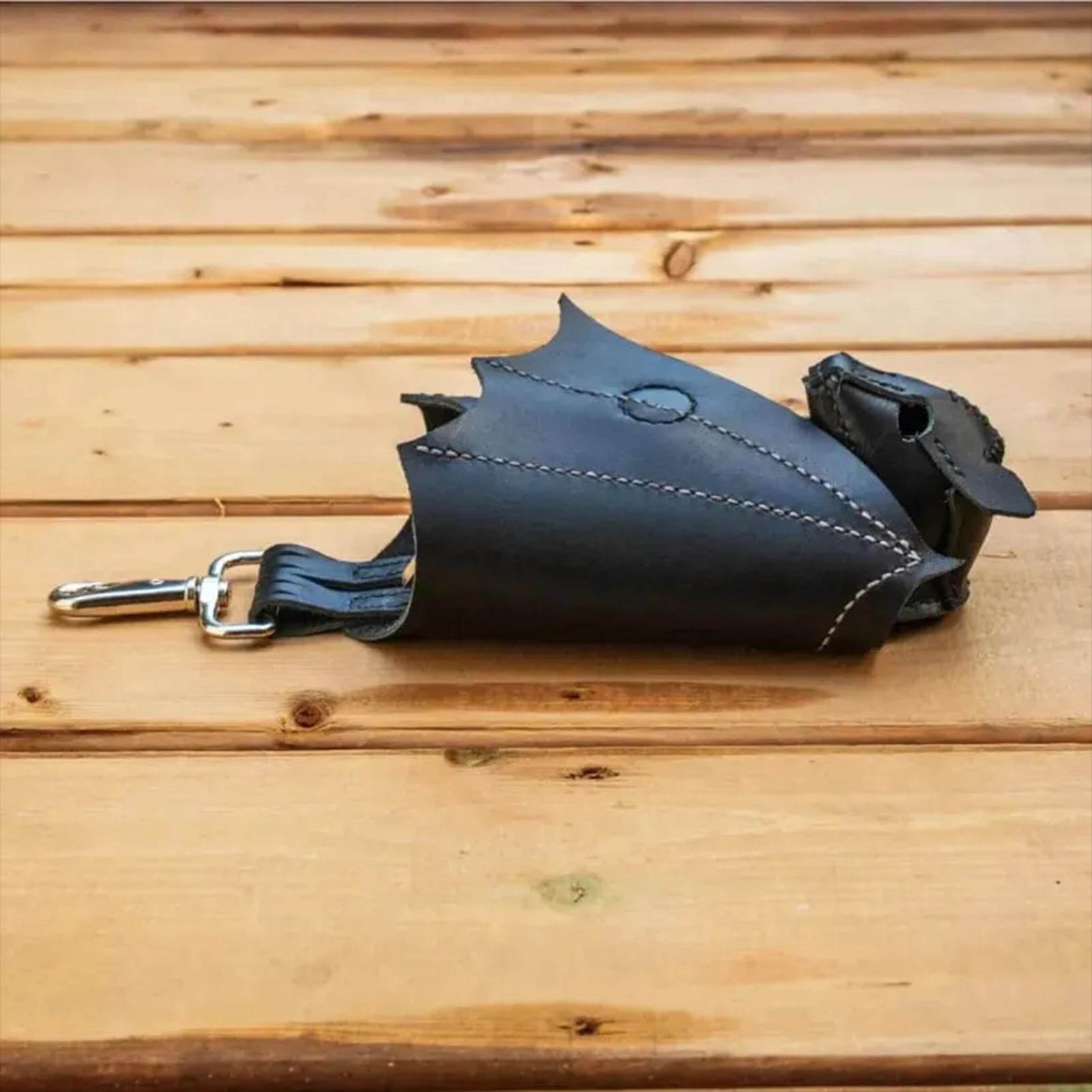 Coin Purse PU Leather Bat Goth - огляд і ціна Leatherwork Workshop