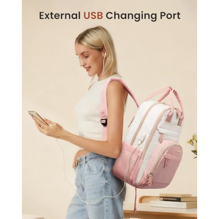 Backpack for Women, Laptop Bac - огляд і ціна Leather Work Womens Backpack