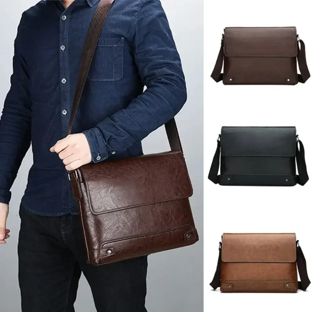 Briefcase For Men PU Leather T - огляд і ціна Leather Work Bag Laptop