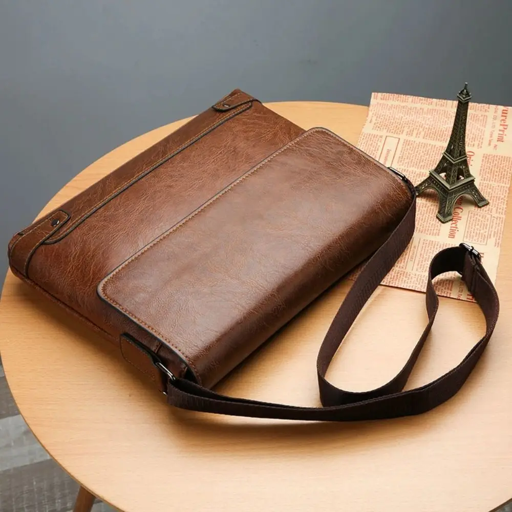 Briefcase For Men PU Leather T - огляд і ціна Leather Work Bag Laptop