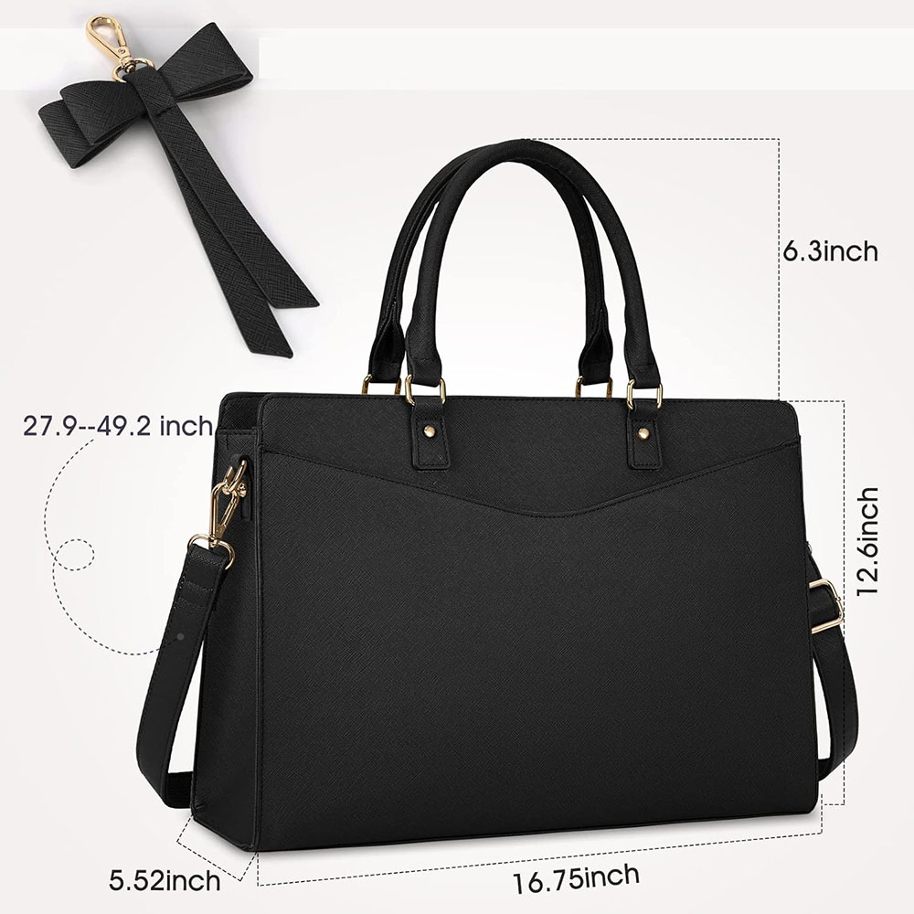 Laptop Bag for Women 15.6 Inch - огляд і ціна Leather Work Bag Laptop
