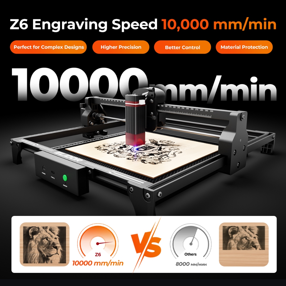 ELIDOR Z6 12W 6W Laser Engrave - огляд і ціна Leatherwork Beginner Tools