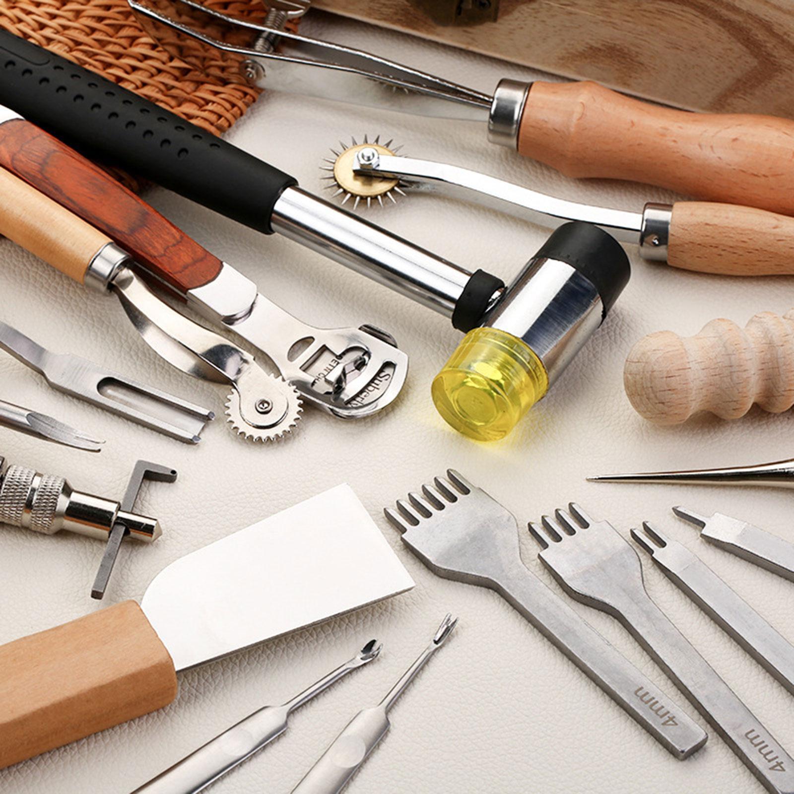 29x PU Leather Working Kit Equ - огляд і ціна Leatherwork Beginner Tools