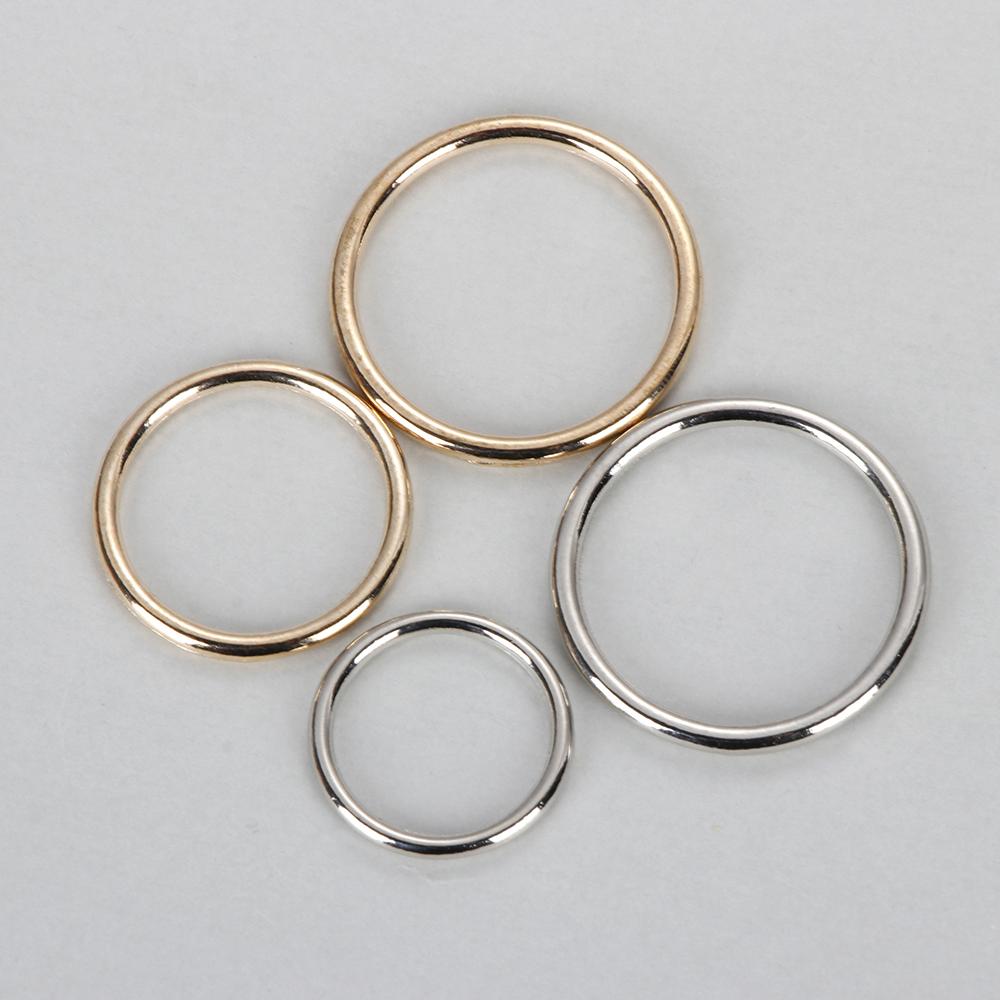 10Pcs Metal O Ring Silver Gold - огляд і ціна Belt Buckle Blank