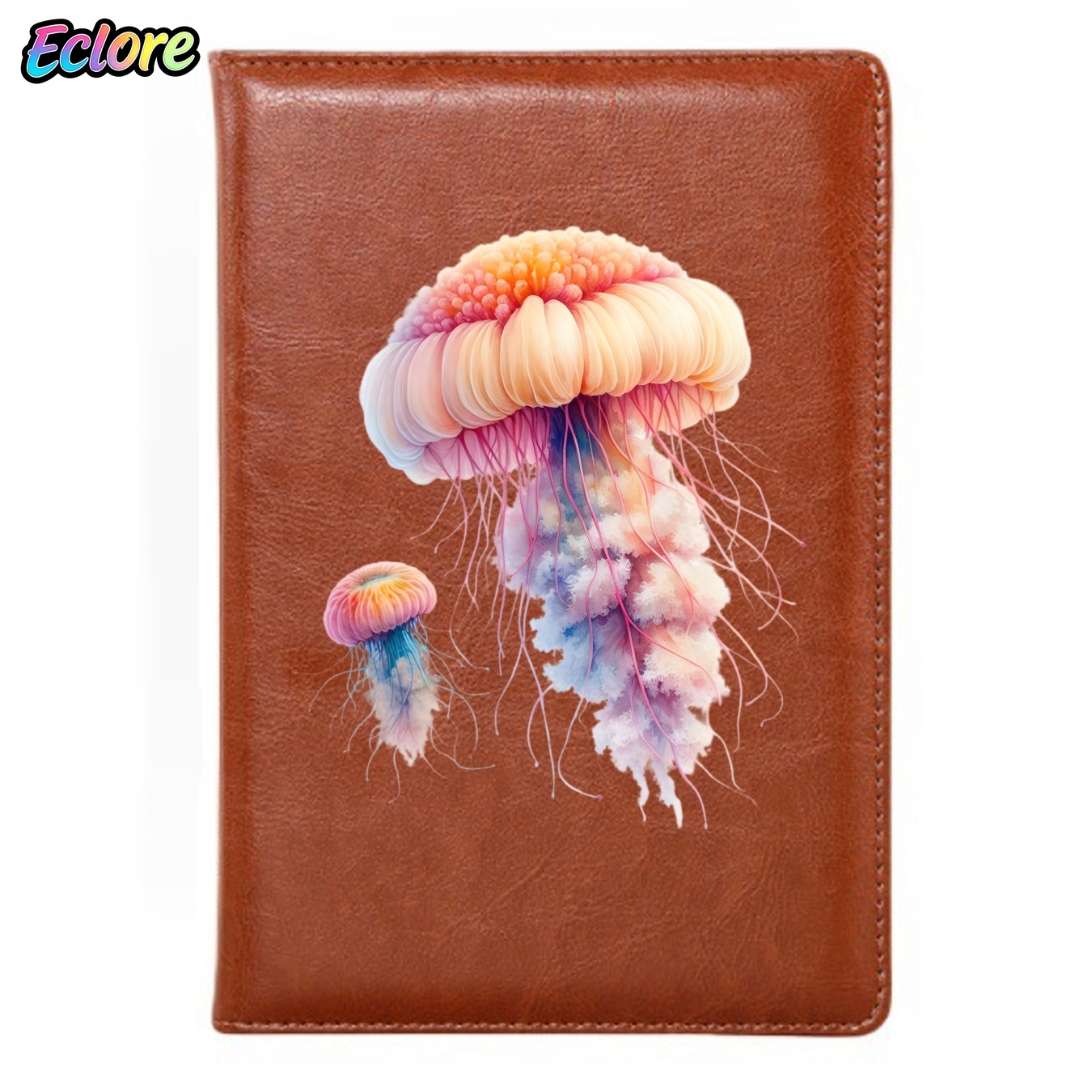 Colorful Jellyfish PU Leather  - огляд і ціна Leather Work Diary Covers