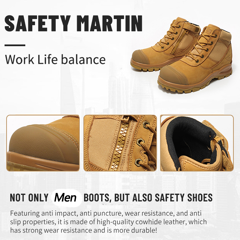 Genuine Leather Men's Boots Sa - огляд і ціна Leather Work Flats