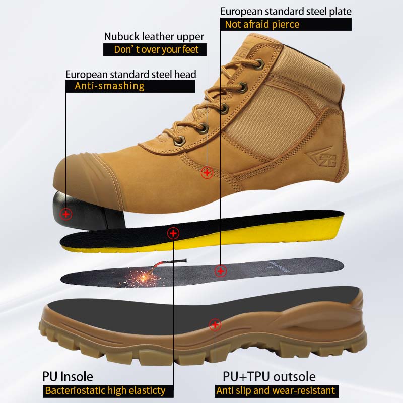 Genuine Leather Men's Boots Sa - огляд і ціна Leather Work Flats