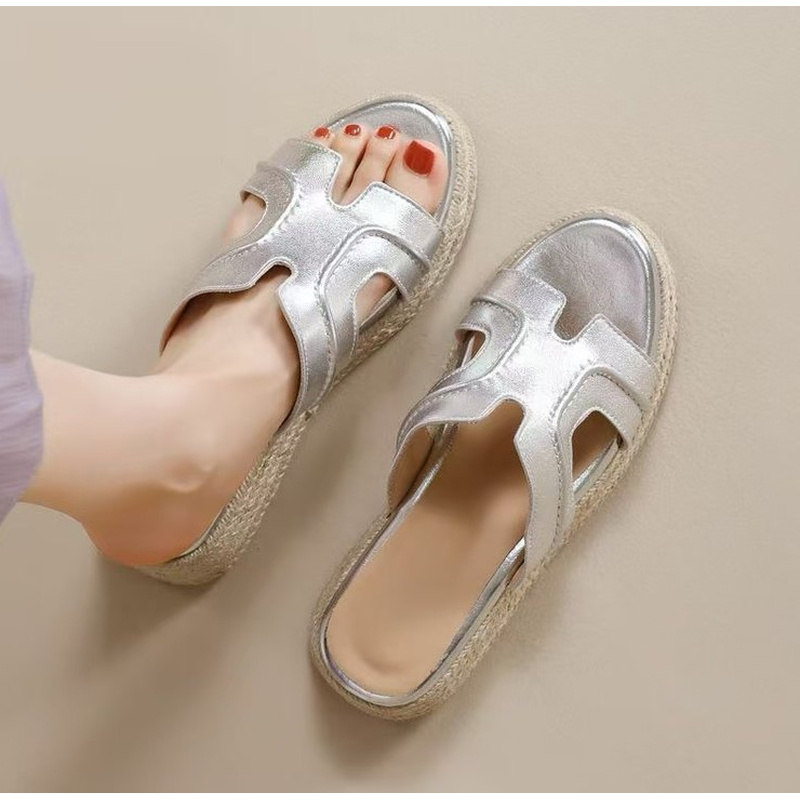 2026 New Women Espadrille Mule - огляд і ціна Leather Work Flats