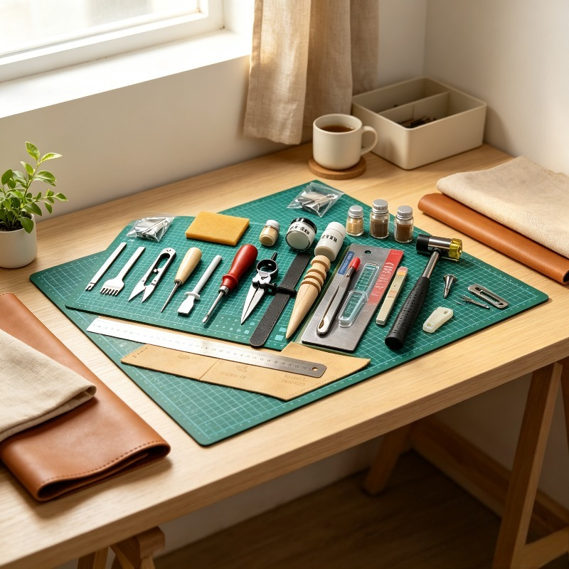 DIY Leather Working Starter Se - огляд і ціна Leatherwork Beginner Tools