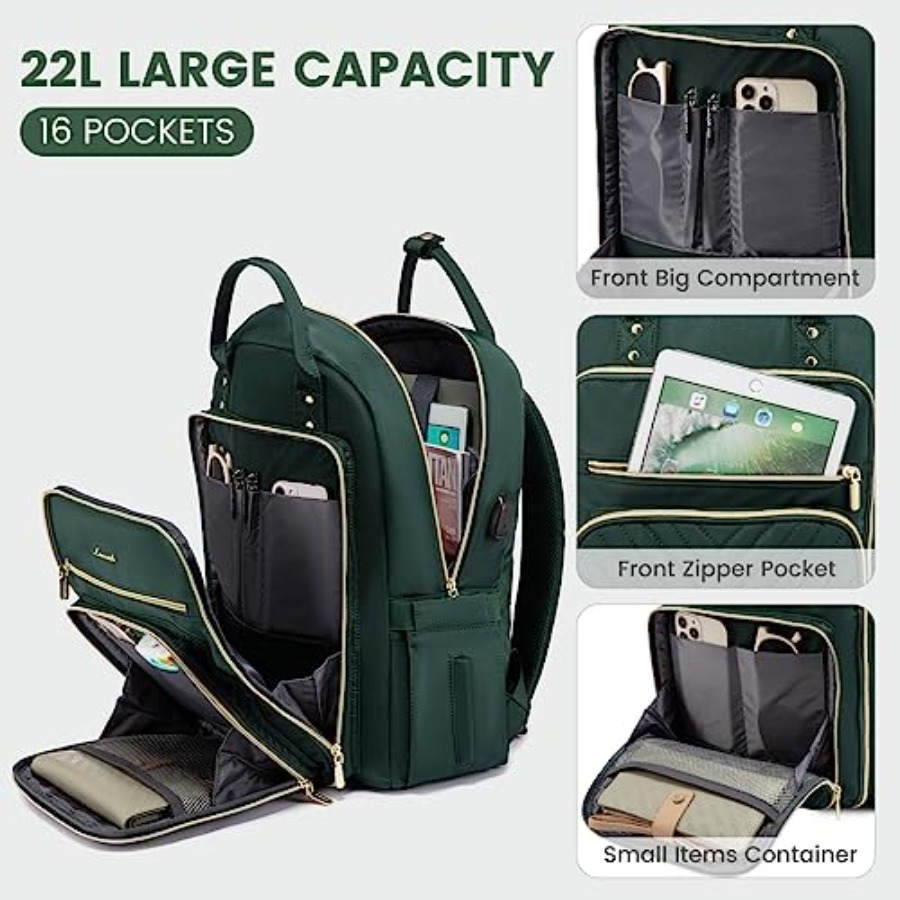 Laptop Backpack for Women, Wat - огляд і ціна Leather Work Womens Backpack