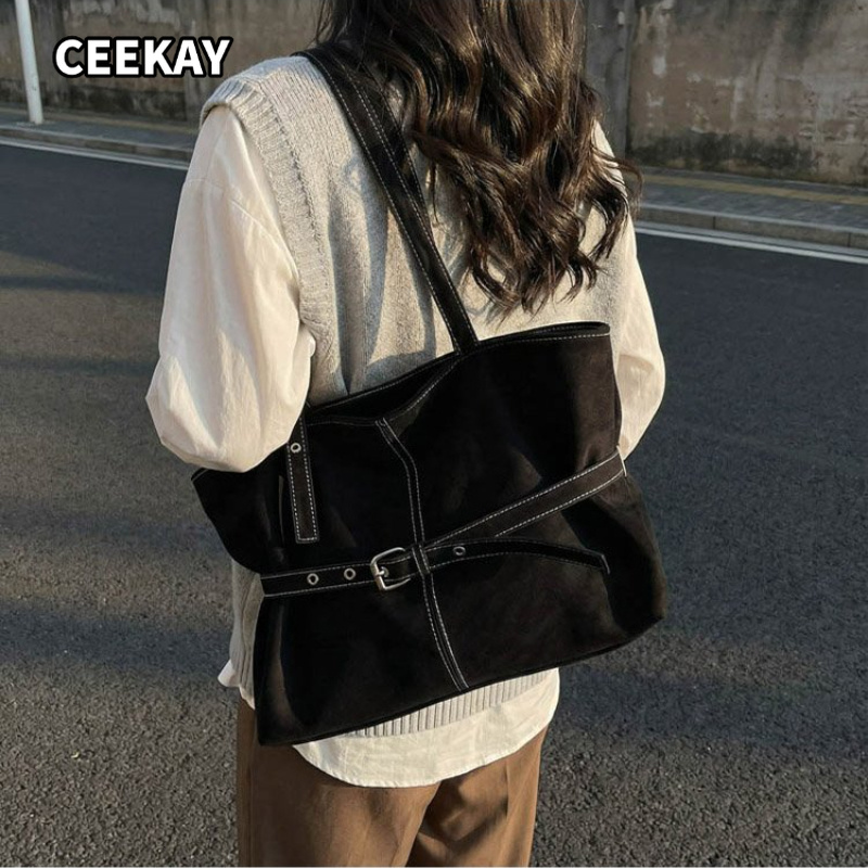 CEEKAY Women's Tote Bag Black  - огляд і ціна Belt Buckle Blank