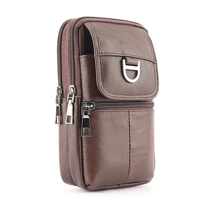 Men's Leather Waist Bag - Larg - огляд і ціна Leather Work Bag Laptop